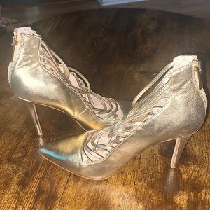 Gold heels